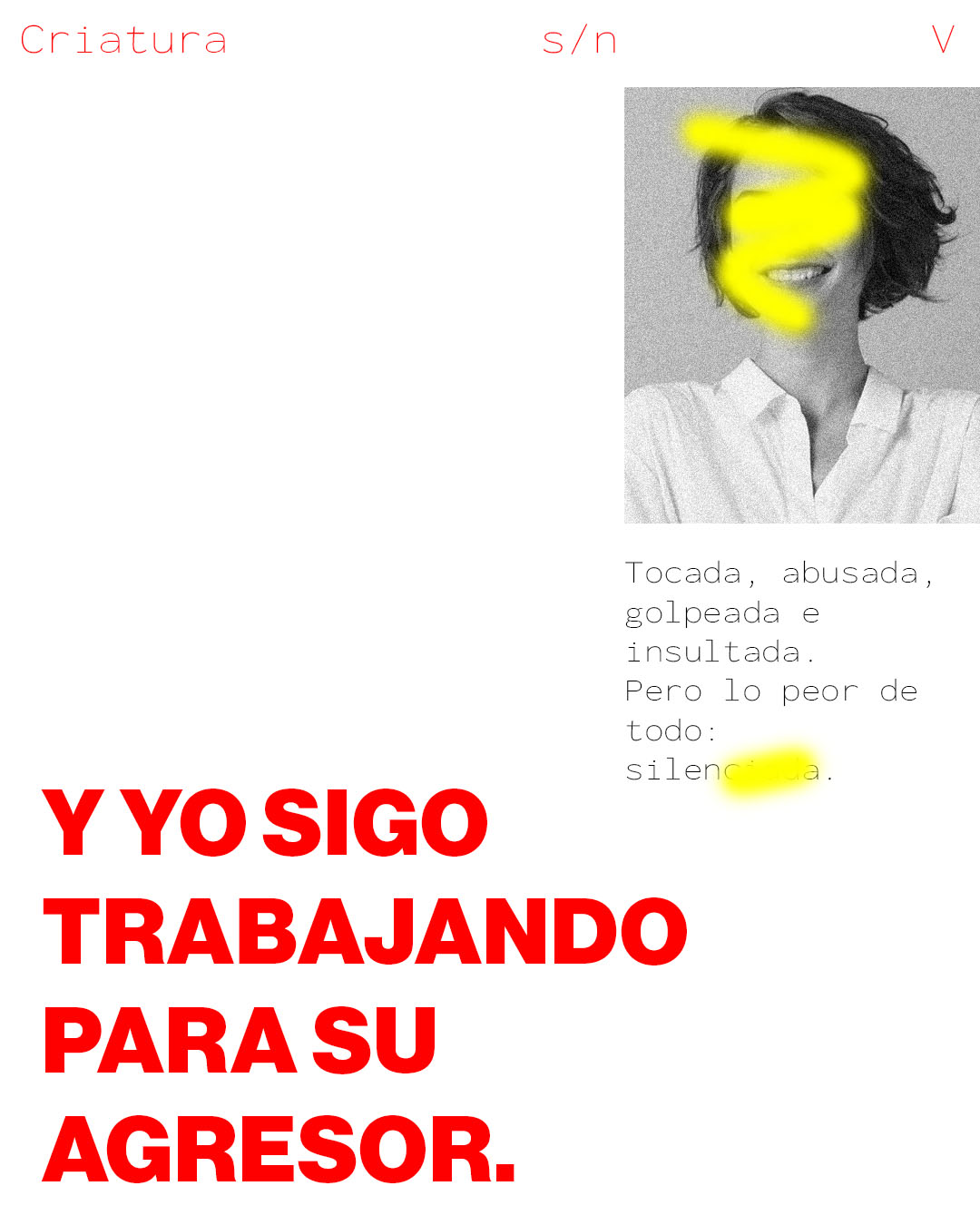 Conjunto de cinco publicaciones que constituye la pieza central del proyecto. Se parte del concepto de marginalización, manteniendo de forma abstracta la idea de “expedientes”. Incluye un retrato del individuo del que se habla, intervenido con pintadas que cubren sus rasgos y dejan entrever fragmentos de su rostro, preservando así la humanidad y la conexión emocional con el espectador.